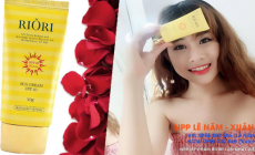 Review kem chong nang Riori Spf 50