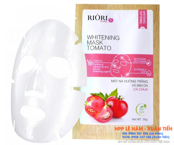 Nước hoa, mỹ phẩm:  Mat-na-Cenllulosr-Riori-Mask-Tomato